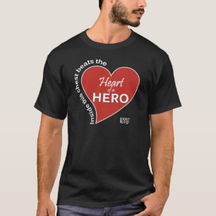 Corazón de un héroe - Camisetas oscuras