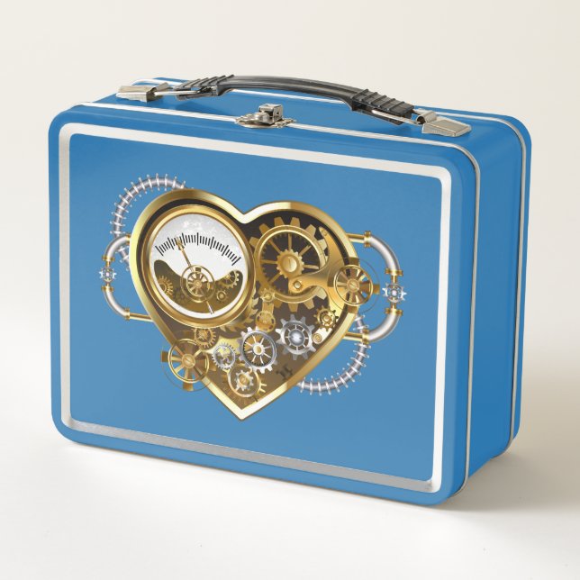 Corazón de vapor con un manómetro (Anverso)