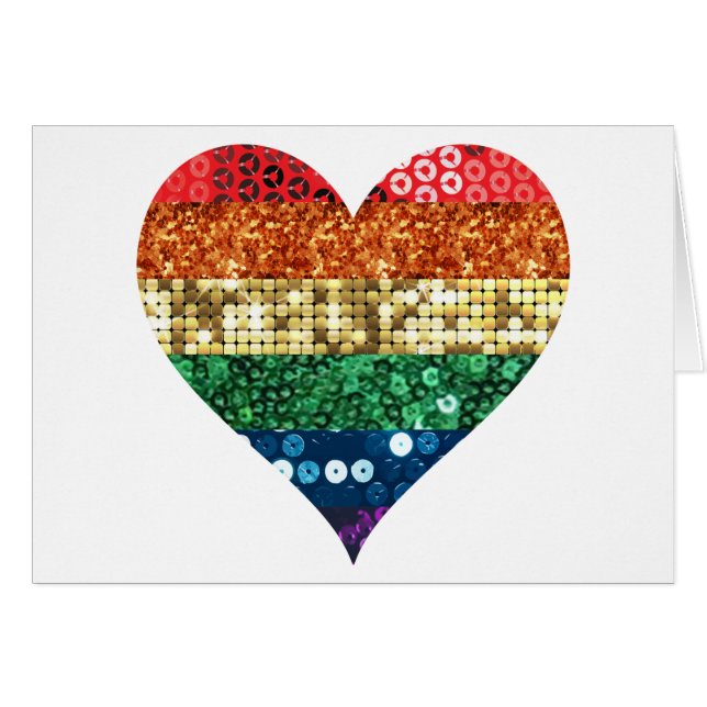 corazón del arco iris de lgbt (Anverso (Horizontal))