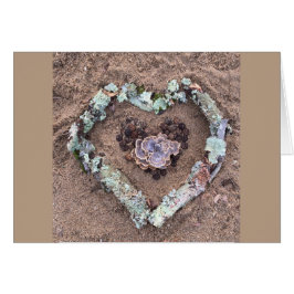 Corazón del arte de la naturaleza del invierno