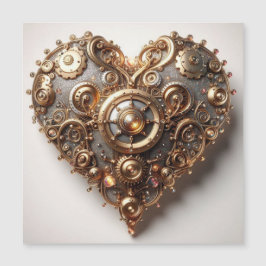 Corazón del engranaje del reloj elegante Steampunk