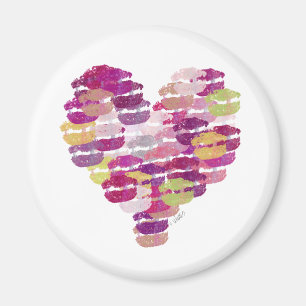 Corazón del imán de los besos