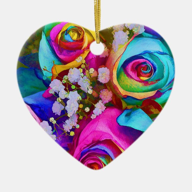 Corazón del ornamento (Frente)