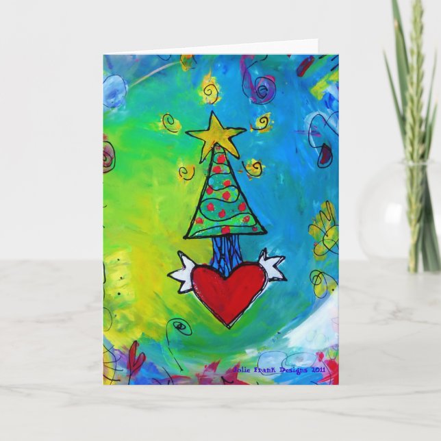 Corazón del vuelo del árbol de navidad (Anverso)