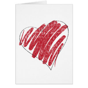 corazón descolorado