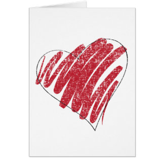 corazón descolorado