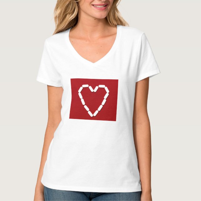 Corazón. Detengan la depresión. Camiseta (Anverso)