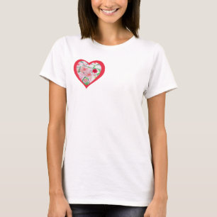 Corazón doble de camiseta