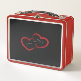 Corazón doble rojo