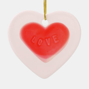 Corazón dulce Corazón ornamento rosa corazón