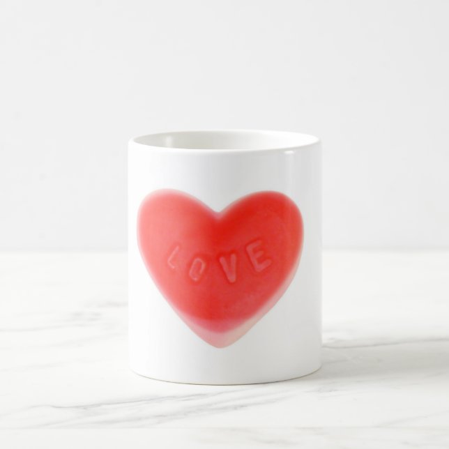 Corazón dulce 'Me encanta la taza T' (Centro)
