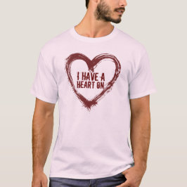 Corazón en camiseta