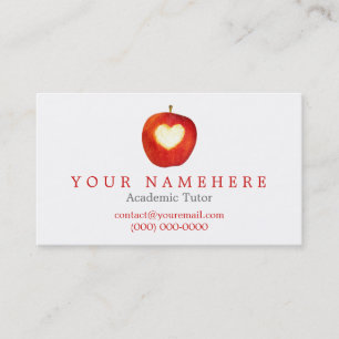 Corazón en las tarjetas de Apple Business