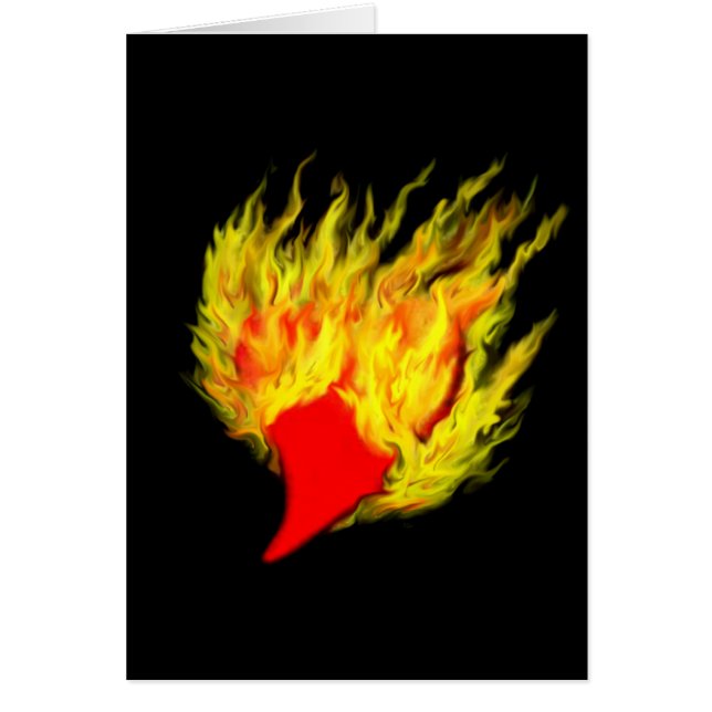 Corazón en llamas (Frente)