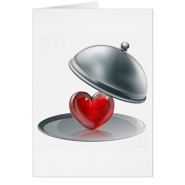 Corazón en un disco de plata (Frente)
