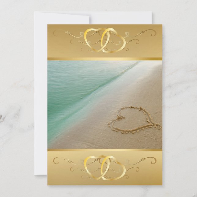 Corazón esculpido en la invitación a la arena3 (Anverso)