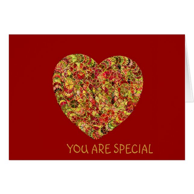 Corazón floral de bonito (Anverso (Horizontal))