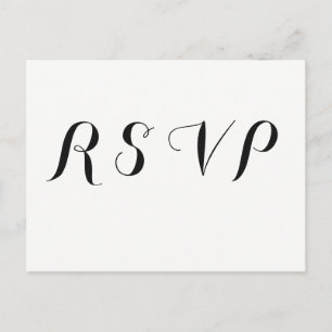 Corazón floral moderna boda postales rsvp