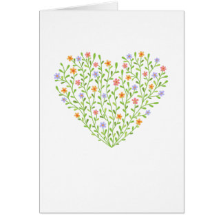 Corazón florido