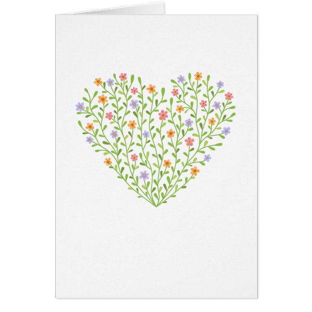 Corazón florido (Frente)