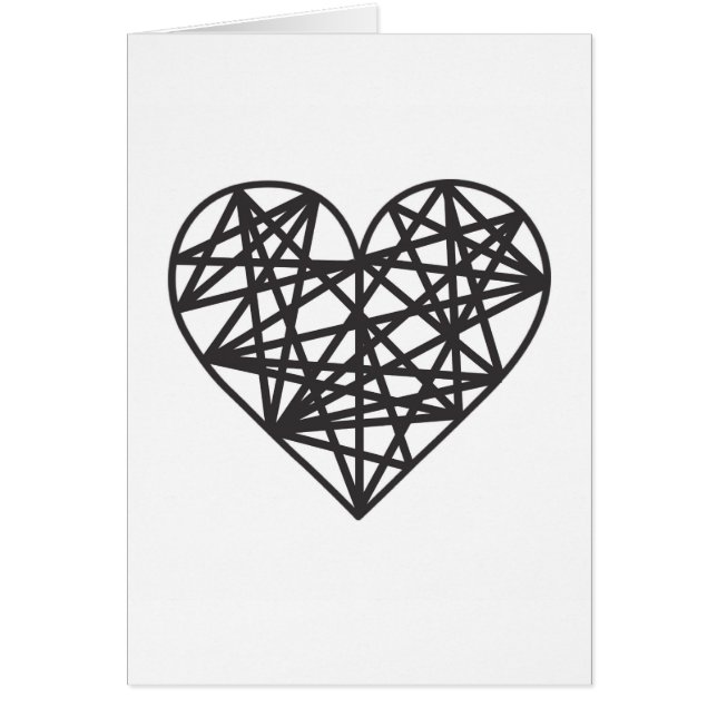 Corazón geométrico (Frente)