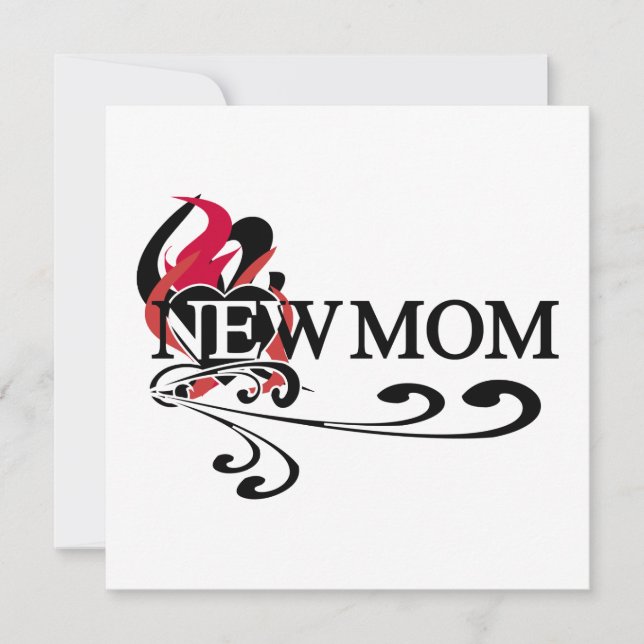 Corazón gótico Camisetas y regalos de nueva mamá (Anverso)