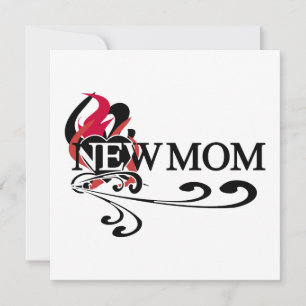 Corazón gótico Camisetas y regalos de nueva mamá