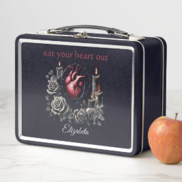 Corazón Gótico de Terror con Velas Personalizado