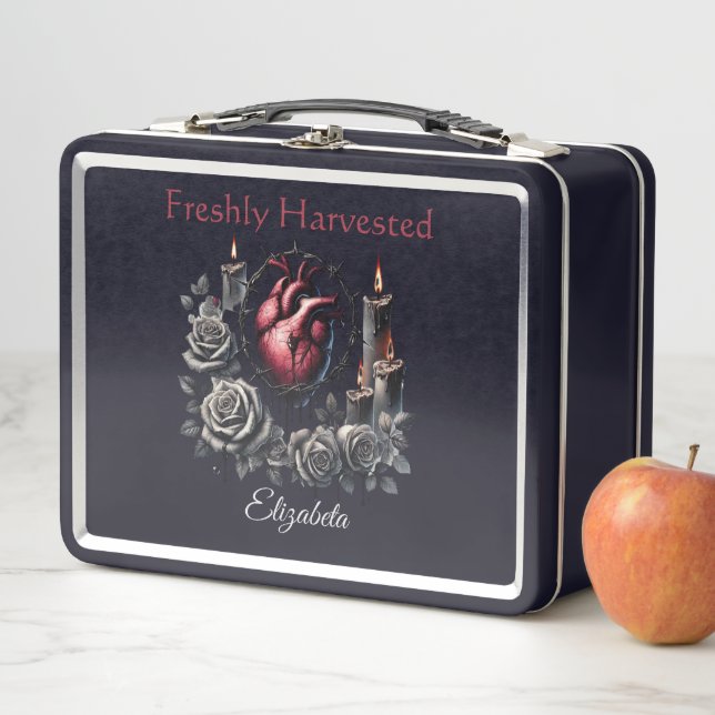 Corazón Gótico de Terror con Velas Personalizado (In situ)