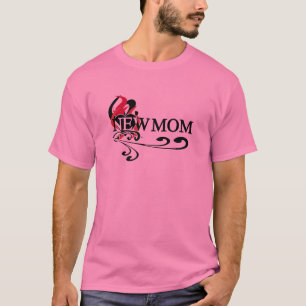 Corazón gótico Nuevas camisetas para mamás y regal
