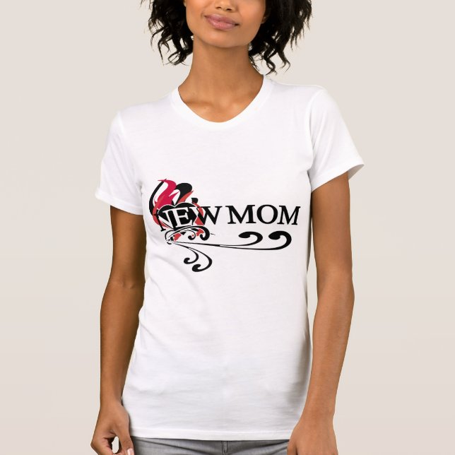 Corazón gótico Nuevas camisetas para mamás y regal (Anverso)