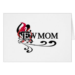 Corazón gótico Nuevas camisetas para mamás y regal