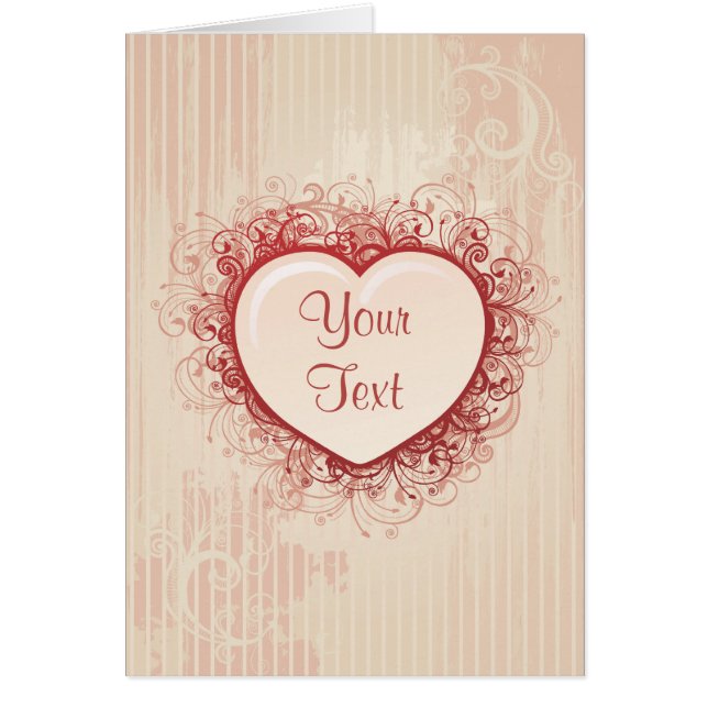 Corazón grunge rosado (Frente)