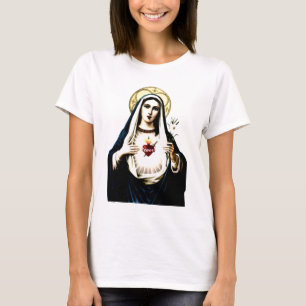 Corazón inmaculado de la camisa de Maria