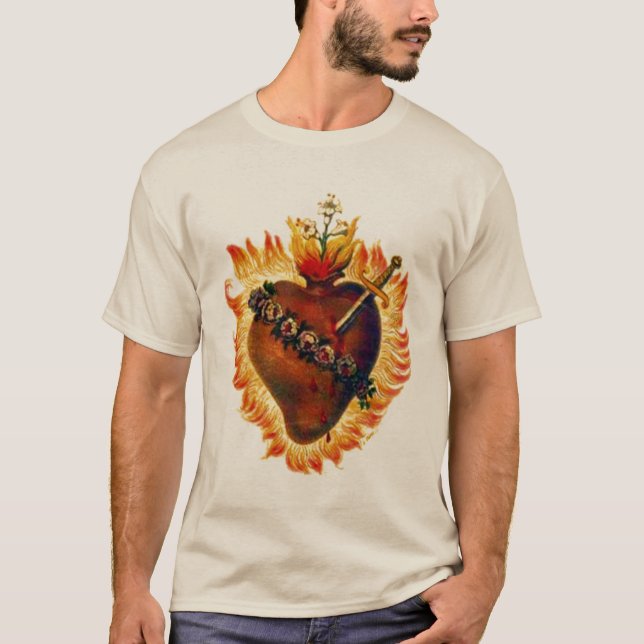 Corazón inmaculado de la camisa de Maria (Anverso)