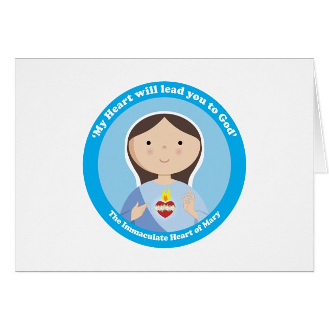 Corazón inmaculado de María (Anverso (Horizontal))