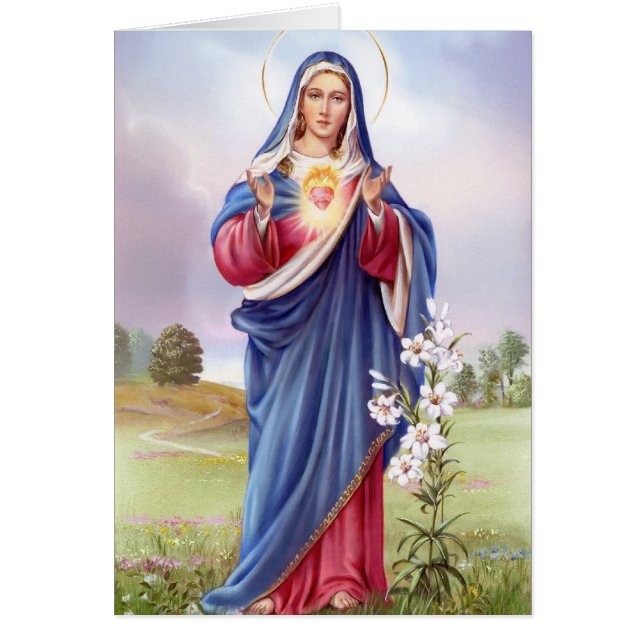 Corazón inmaculado del Virgen María (Frente)