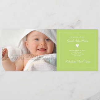 Corazón ・ Invitación para el bebé