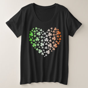 Corazón irlandés del trébol del día de St Patr