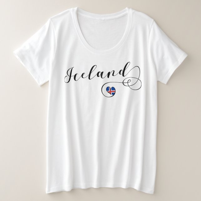 Corazón Islandia, Bandera Islandesa (Anverso del diseño)