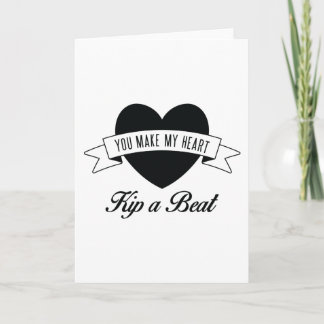Corazón Kip una tarjeta del el día de San Valentín