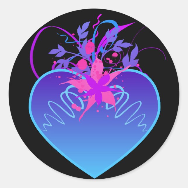 Corazón Lleno De Pegatinas De Esperanza (Anverso)