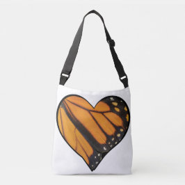 Corazón me encanta la bolsa de mariposa