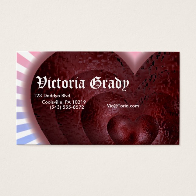 Corazón metálico (Frente)