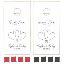 Corazón mínimo Moderno Nombres personalizados Boda