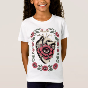 Corazón Místico – Camiseta de Arte de Tatuaje Vint