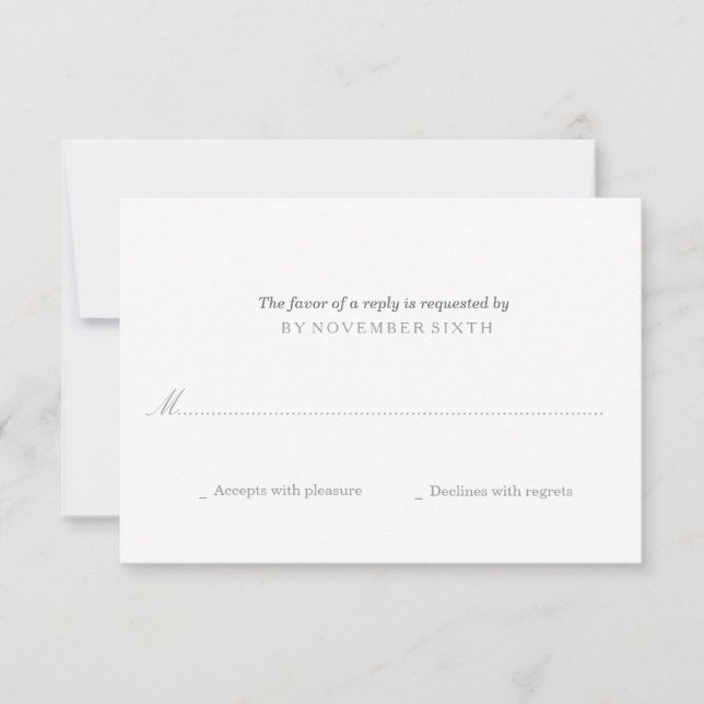 Corazón moderno + Flecha RSVP | BODA (Anverso)