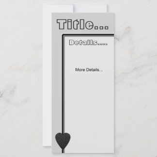 Corazón negro. Diseño de Corazón con Patrones.