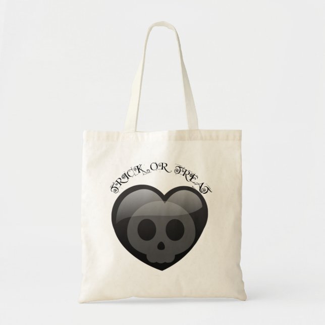 Corazón oscuro - Bolsa de Halloween para niños (Frente)