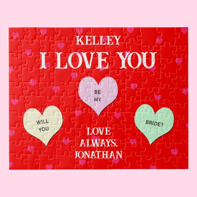 Corazón personalizado Serás Mi Rompecabezas De Nov (Subido por el creador)